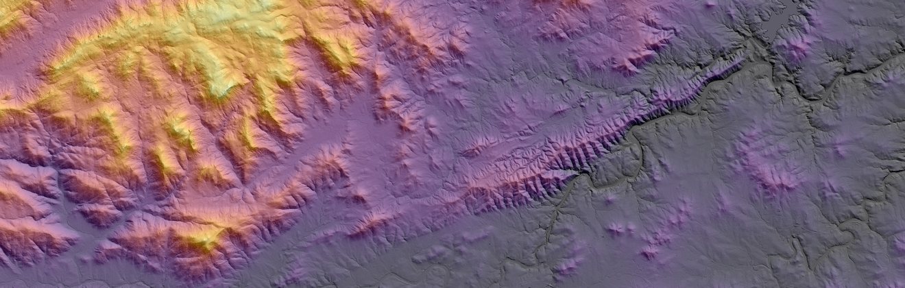 Hillshade Digital Terrain Model (DTM)