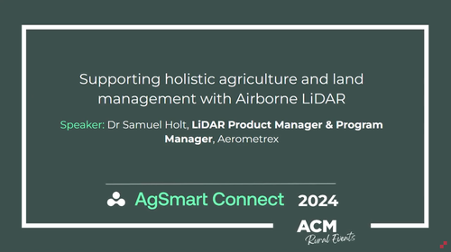 Supporting holistic agriculture and land management with Airborne LiDAR