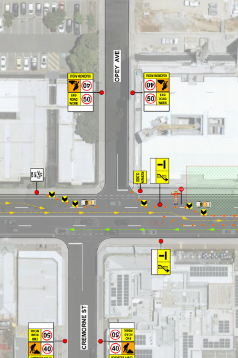 imagery overlay metromap road and traffic