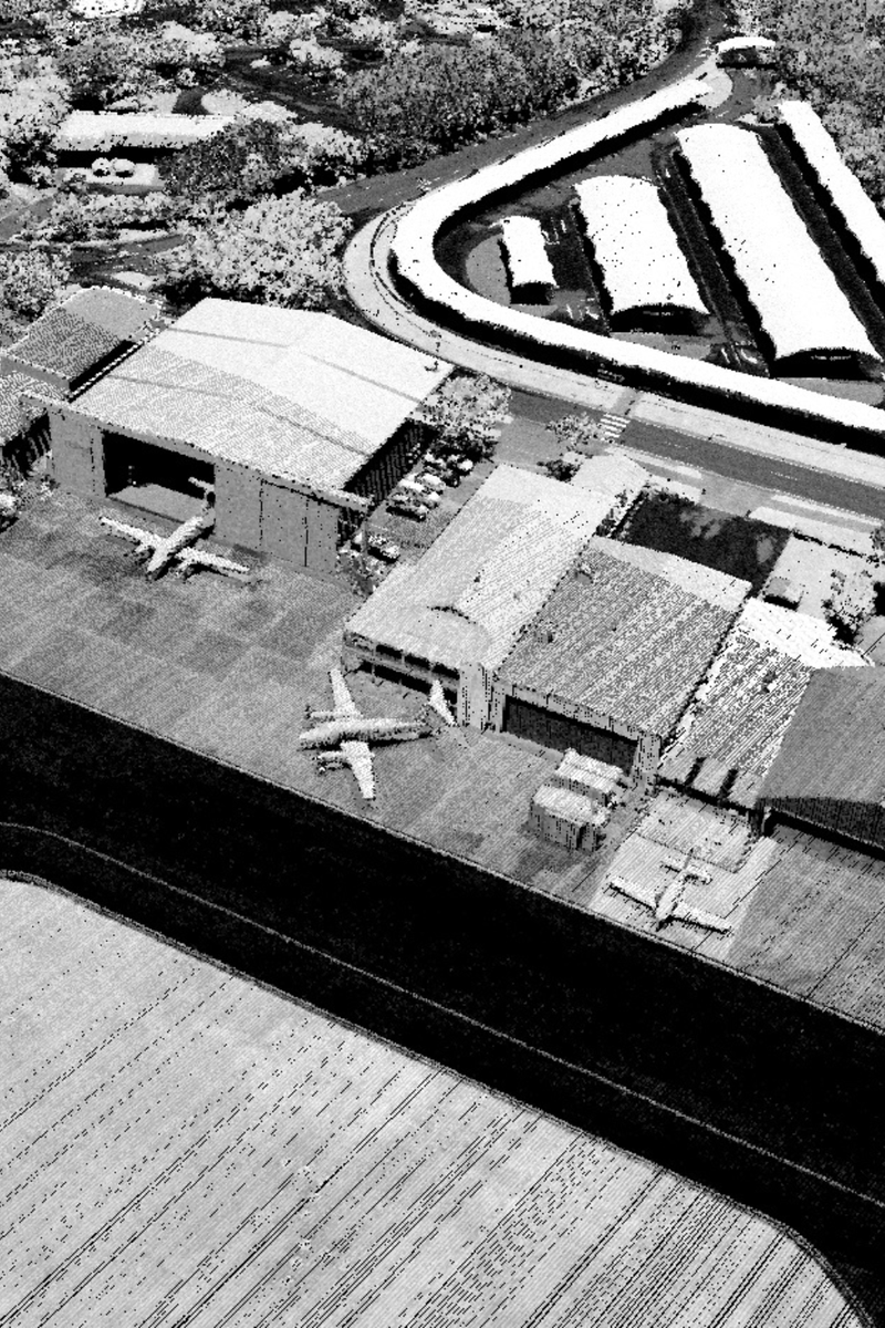 lidar point cloud airport